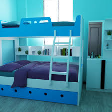 Bunk Bed With Trundle Bed 90 190cm