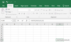 how to insert dates in excel