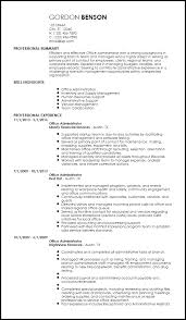 Free Creative Office Administrative Resume Template Resume Now