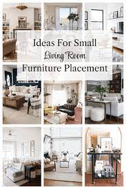 small living room furniture placement