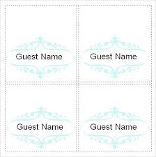 Christmas Seating Name Cards Free Printable Place Card Template And