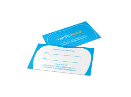 Family Dental Reminder Card Template Mycreativeshop
