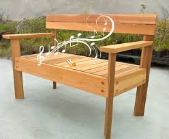 Al Garden Bench Marimba Cedar