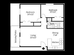 2 bedroom 1 bathroom 2 bed apartment