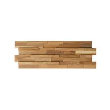 Metrie 22 32 In X 8 1 6 In 3d Indoor Reclaimed Teak Wood Wall Panel 1691815