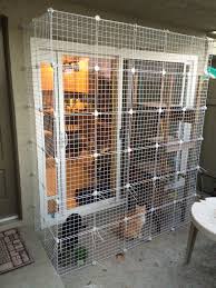 Catio Sliding Glass Door With A Cat