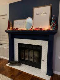 How To Easily Paint A Fireplace Mama