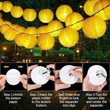 Outdoor String Lights 6 5m 30 Led Solar