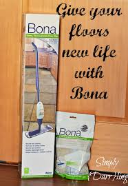 shine your floors with bona