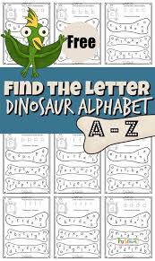 dinosaur alphabet worksheets
