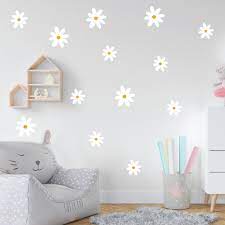 Daisy Flower Wall Decals Nursery Decal