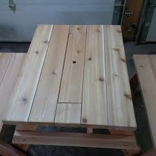 Picnic Table Forest Trek Woodwork