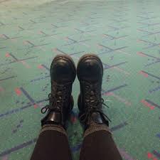 why the pdx airport carpet is so