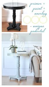 Pedestal Table With Overlays