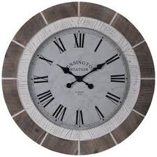 white wood wall clock hobby lobby