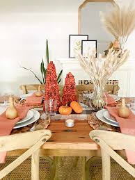 easy thanksgiving table setting