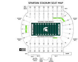 Uncommon Michigan State University Football Stadium Seating