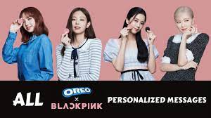 oreo x blackpink all personalized