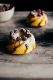 Mini Bundt Cakes with Vanilla, Cranberry, and Orange