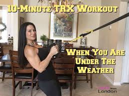 10 minute gentle trx workout when you