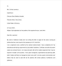 Sample Nurse Cover Letter 9 Documents In Pdf Word
