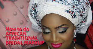 traditional nigerian bridal makeup