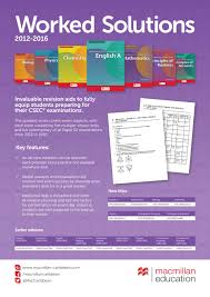 Free revision past papers and answers. Worked Solutions 2012 2016 Flyer By Macmillan Caribbean Issuu