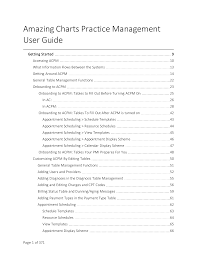 Amazing Charts Practice Management User Guide Manualzz Com