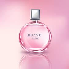 Vector 3d Realistic Perfume Bottle For