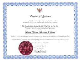 Template Sample Template Of Certificate Of Appreciation