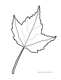 Free Printable Fall Leaf Templates Maple Leaves Patterns Oak