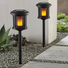 outdoor solar lights that look like