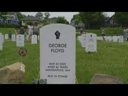 George floyd bites the dust. Say Their Names Symbolic Cemetery Highlights Blacks Killed By Police Youtube