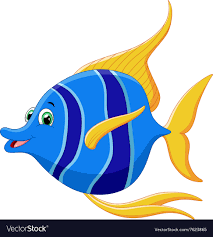 little fish cartoon royalty free vector