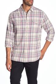 Grayers Malverne Jaspe Luxury Slim Fit Flannel Shirt Nordstrom Rack
