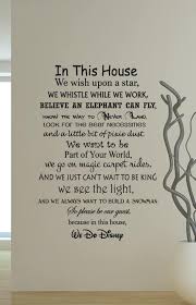 We Do Disney Wall Decal Sticker For The