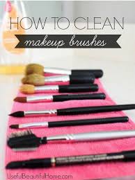 how to clean makeup brushes honey we