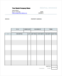 Free Rent Invoice Template Word Free Rent Receipt Template Uk Rent
