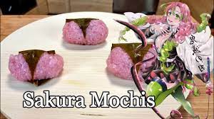 Mitsuri's favorite Food, Sakura Mochis! 🌸❤️ #sakuramochi #mitsuri  #demonslayer #shorts - YouTube