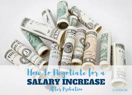 a salary increase after probation