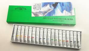 Winsor Newton Watercolor Paint Set Artists Water Colours 18