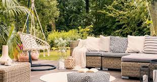 to clean patio furniture and cushions