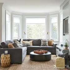 Charcoal Gray Sectional Design Ideas