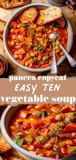 panera copycat hearty 10 vegetable soup