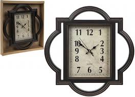 Double Framed Rectangle Wall Clocks