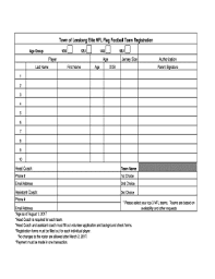 Printable Fillable Online Flag Registration Form