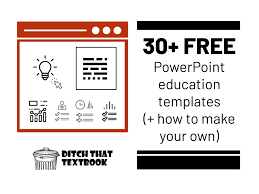 30 free powerpoint education templates