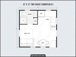12 X 12 Tiny Home Designs Floorplans