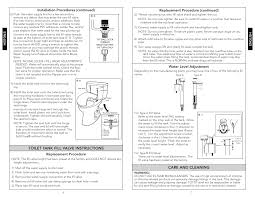 toilet tank fill valve instructions