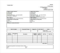 Supplier Invoice Templates Free Word Format Templates For Invoices